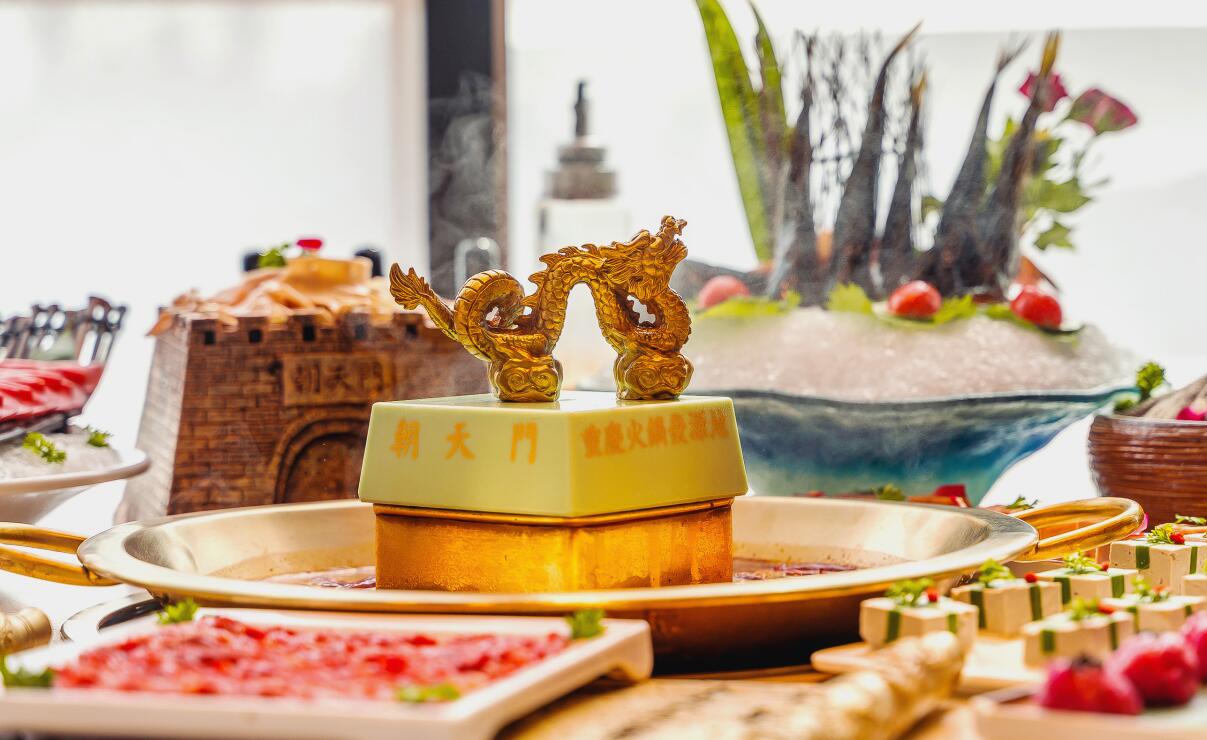 黃瓜條圣誕樹，圣誕氣氛火鍋菜品，氛圍感拉滿！